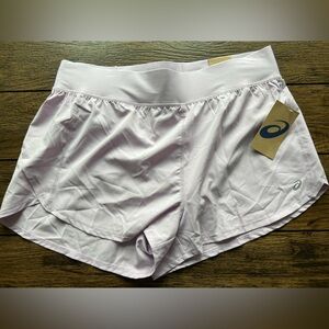 NWT Asics Lavender RUNNING SHORTS XL